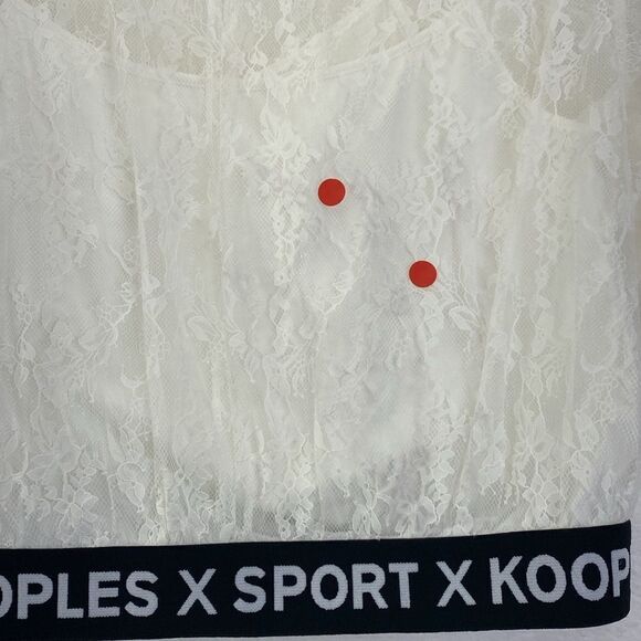 The Kooples X Sport Lace Long Sleeve Top - Picture 4 of 5